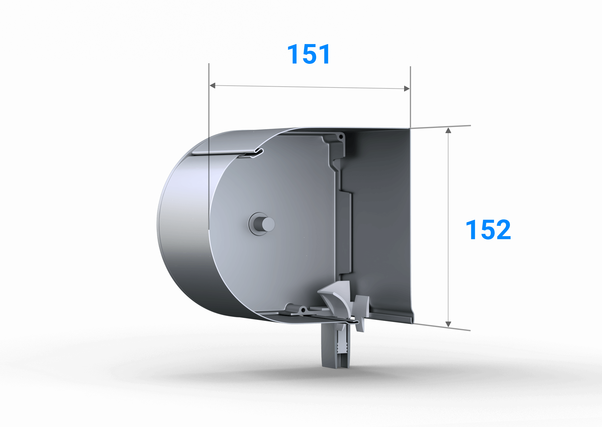 pvc lamelprofiel 52 halfrond