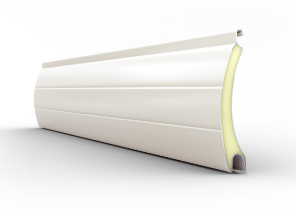 Aluminium rolluikpantser in lichtbeige RAL1013