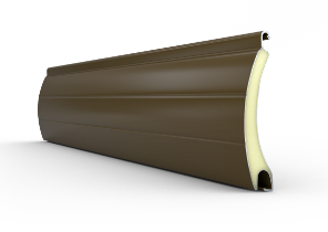 Aluminium rolluikpantser in lichtbruin RAL8014