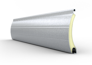 Aluminium rolluikpantser in zilver RAL9006