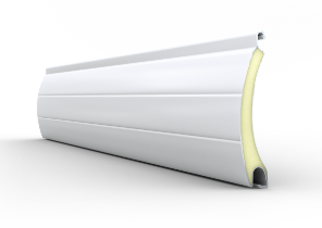 Aluminium rolluikpantser in wit RAL9016