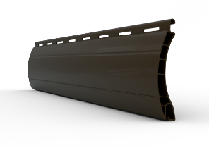 PVC rolluikpantser in donkerbruin RAL8019