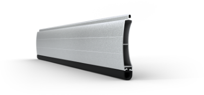 Eindlijst 77/18 van aluminium voor Premium roldeuren 77 mm