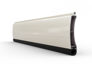Aluminium eindprofiel voor roldeur 77 premium, kleur lichtbeige RAL1013