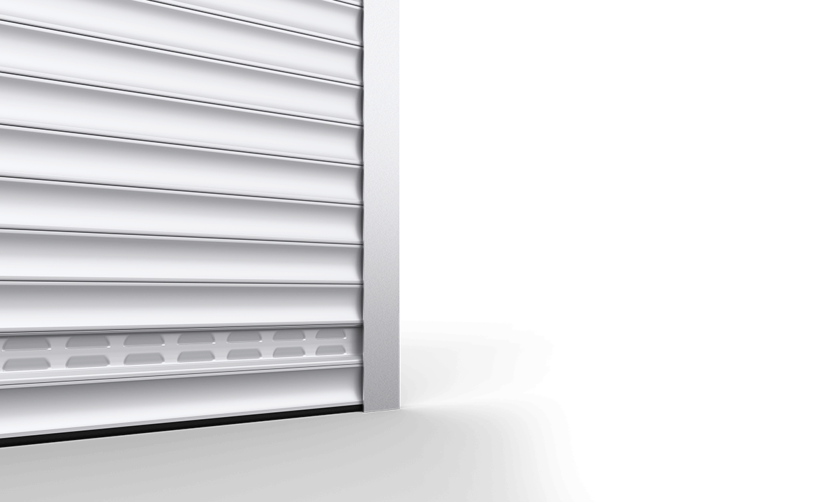 Premium roldeurpantser met 77 mm stabiele aluminium lamellen