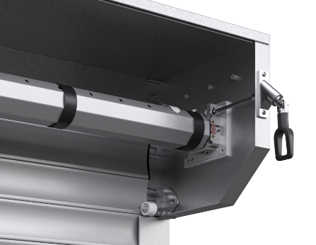 Roldeur 360 voorbox met noodontgrendeling