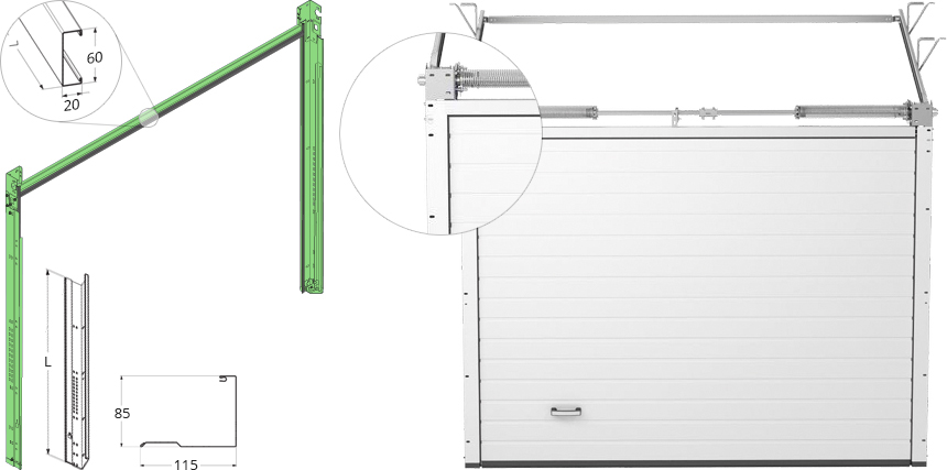kleur poortframe