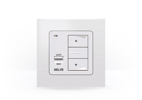 Draadloze wandzender Selve commeo Wall Send inclusief frame